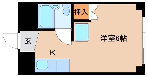 コーポアカネⅡ湖城が丘の物件間取画像